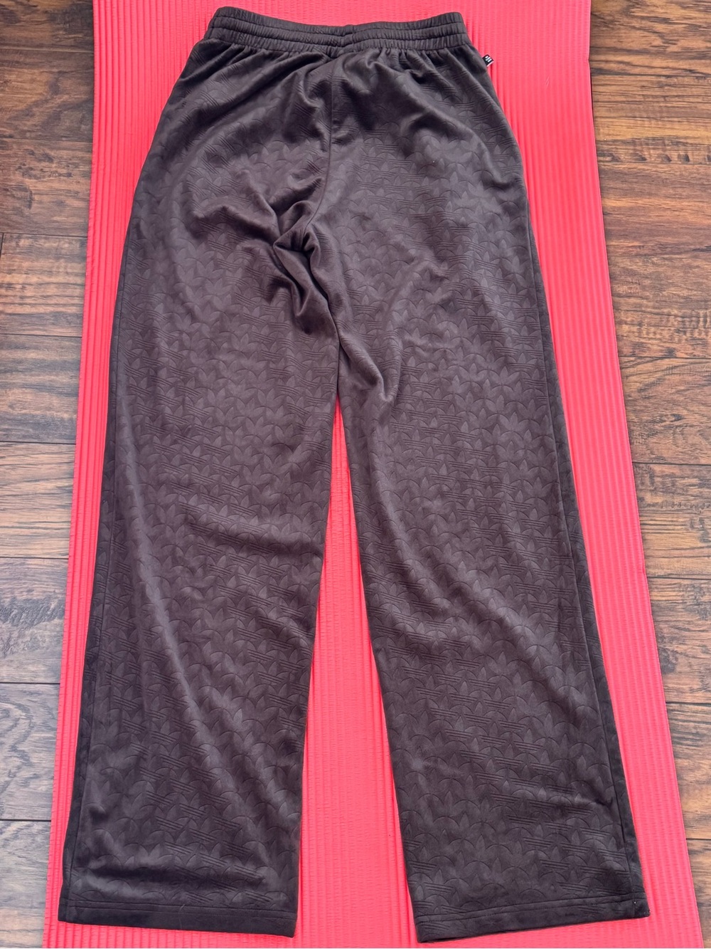 adidas Brown Elastic Waist Sweatpants - Picture 2 of 10